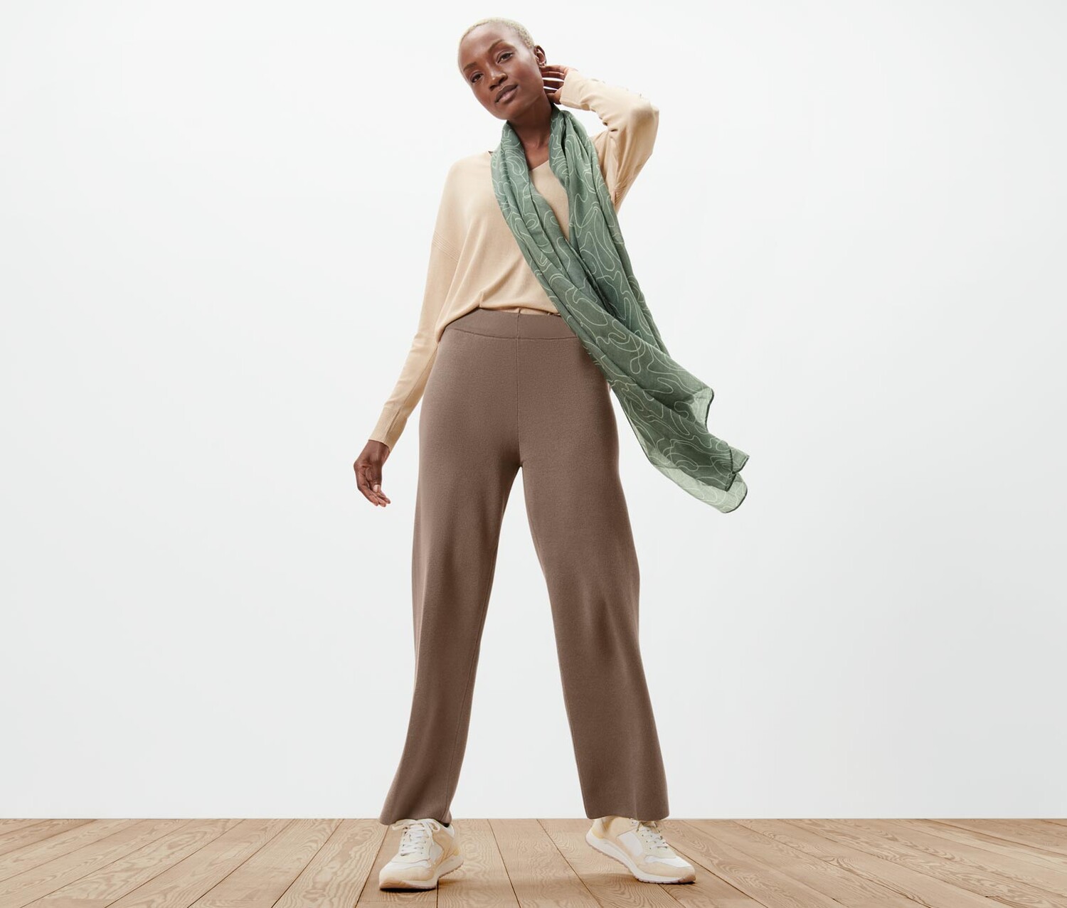 Трикотажные брюки Tchibo, серо-коричневый
Трикотажные брюки Tchibo, серо-коричневый