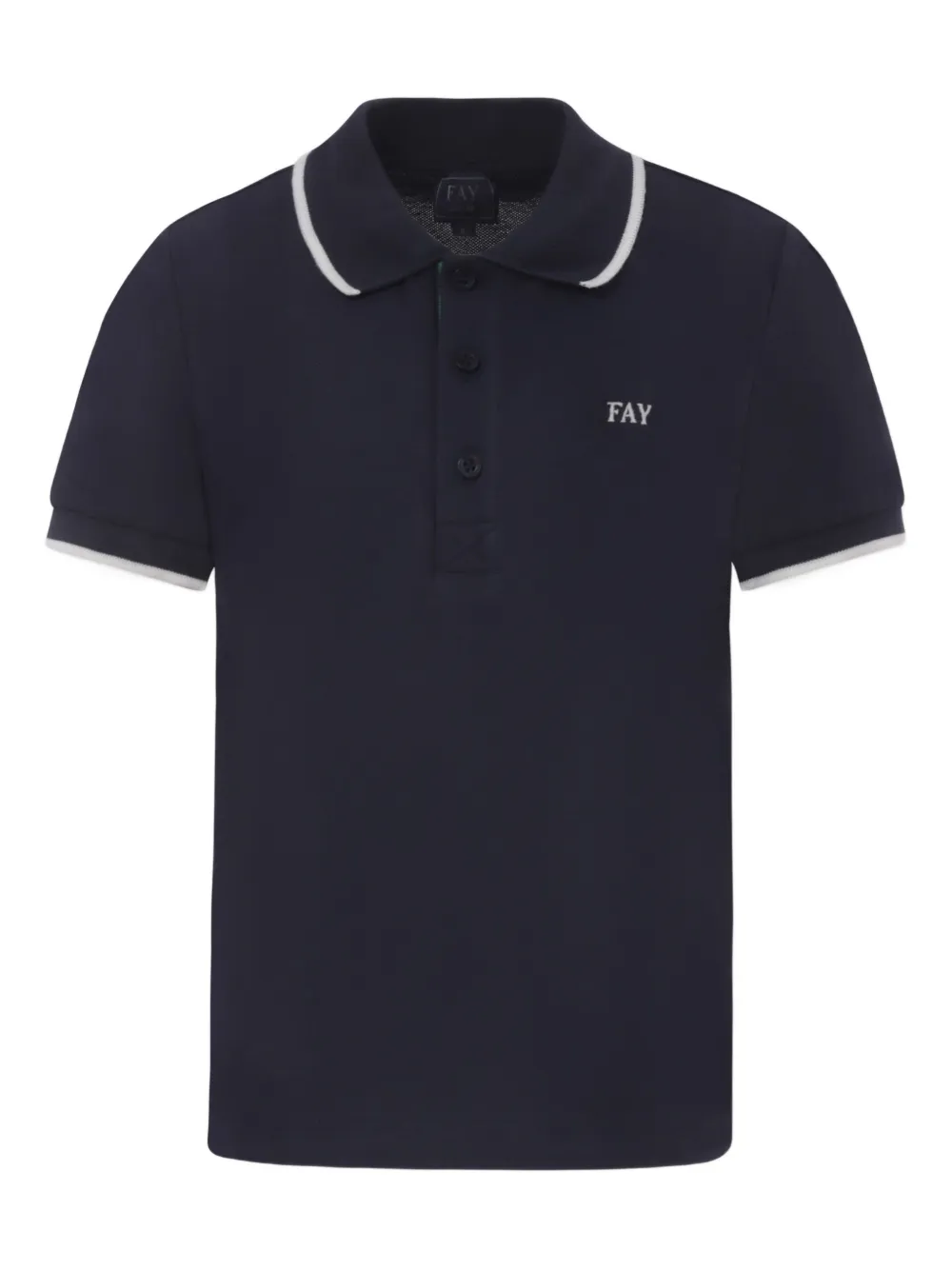 Рубашка-поло с короткими рукавами и логотипом Fay Kids, синий
Рубашка-поло с короткими рукавами и логотипом Fay Kids, синий