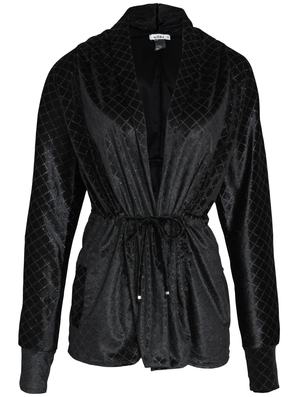 Бархатный жакет с люрексом Amir Slama, черный
Бархатный жакет с люрексом Amir Slama, черный