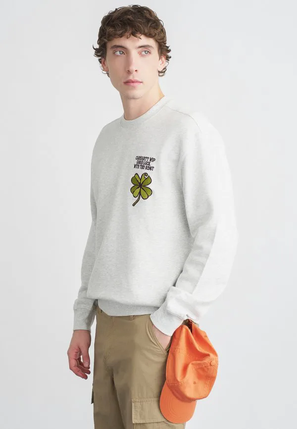 Толстовка с клевером Carhartt Wip, Ash Heather, Серый, Толстовка с клевером Carhartt Wip, Ash Heather
Толстовка с клевером Carhartt Wip, Ash Heather, Серый, Толстовка с клевером Carhartt Wip, Ash Heather