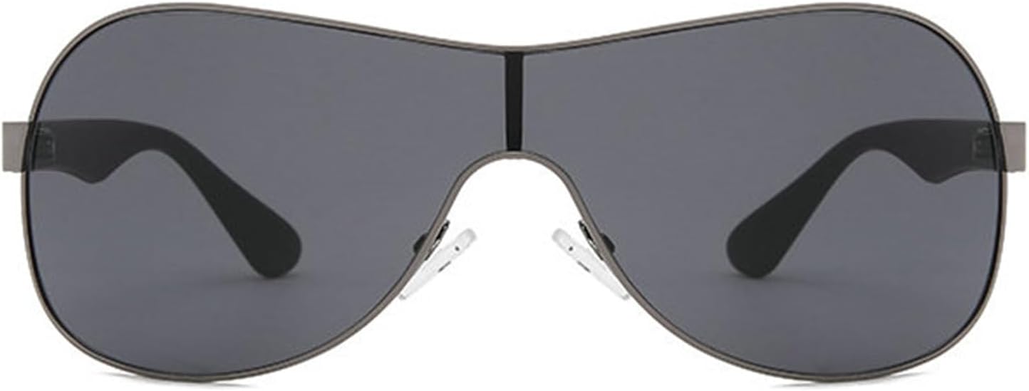 Willochra — большие цельные солнцезащитные очки-щит для женщин, уникальные солнцезащитные очки для мужчин в стиле ретро, очки-пилот с градиентным переходом цвета, Black
Willochra — большие цельные солнцезащитные очки-щит для женщин, уникальные солнцезащитные очки для мужчин в стиле ретро, очки-пилот с градиентным переходом цвета, Black