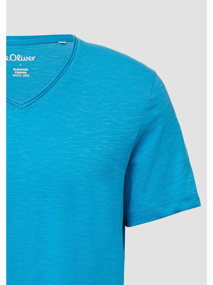 Футболка s.Oliver, бирюзовый 
Футболка s.Oliver, бирюзовый