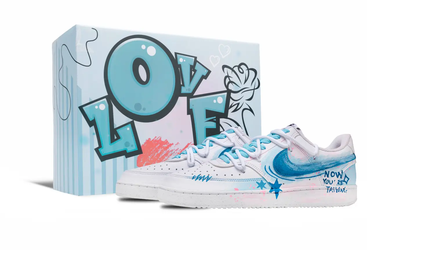 Nike Кроссовки Court Vision 1 Langlang Box с низким верхом, противоскользящие, износостойкие, мужские, светло-голубые
Nike Кроссовки Court Vision 1 Langlang Box с низким верхом, противоскользящие, износостойкие, мужские, светло-голубые