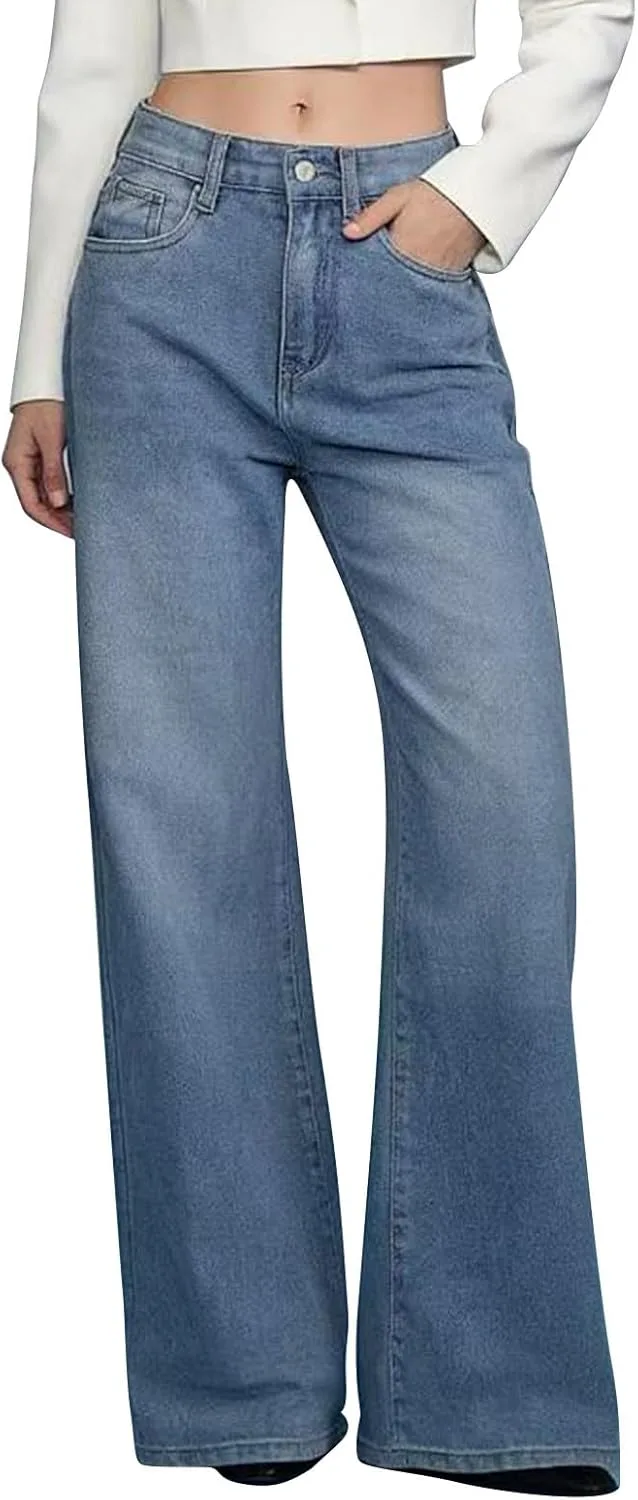 Джинсы для женщин весна-лето Casual Palazzo с высокой посадкой
Джинсы для женщин весна-лето Casual Palazzo с высокой посадкой