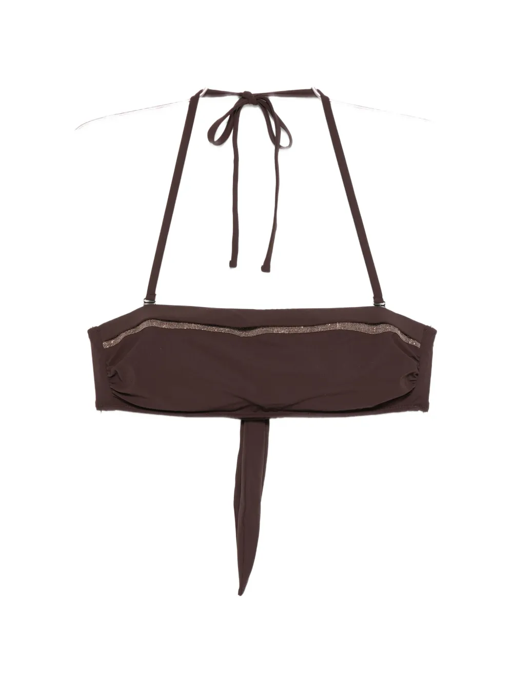 Бикини на завязках с бусинами Brunello Cucinelli, коричневый
Бикини на завязках с бусинами Brunello Cucinelli, коричневый