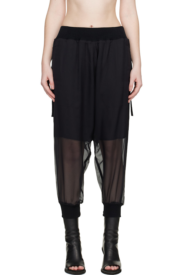 Прозрачные брюки Undercover, черный
Прозрачные брюки Undercover, черный