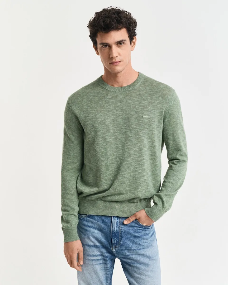 Мужская футболка с длинным рукавом и круглым вырезом Gant, зеленый
Мужская футболка с длинным рукавом и круглым вырезом Gant, зеленый