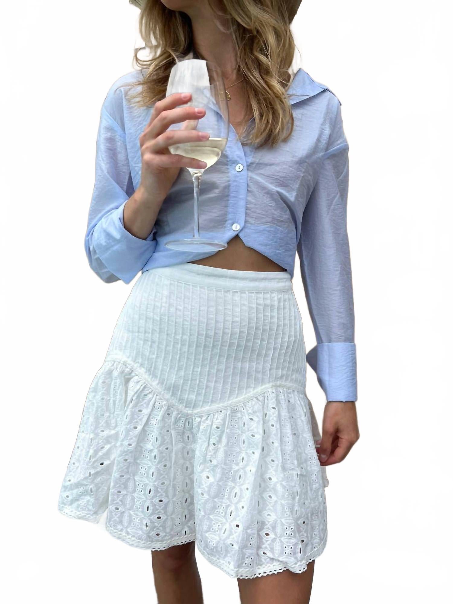 Реми мини-юбка белая ALLISON NEW YORK
Реми мини-юбка белая ALLISON NEW YORK