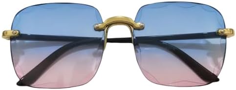 Женские квадратные солнцезащитные очки 2026 года, модные, с градиентным зеркальным покрытием, без оправы, классические винтажные, увеличенного размера MTZJH, Blue Pink
Женские квадратные солнцезащитные очки 2026 года, модные, с градиентным зеркальным покрытием, без оправы, классические винтажные, увеличенного размера MTZJH, Blue Pink