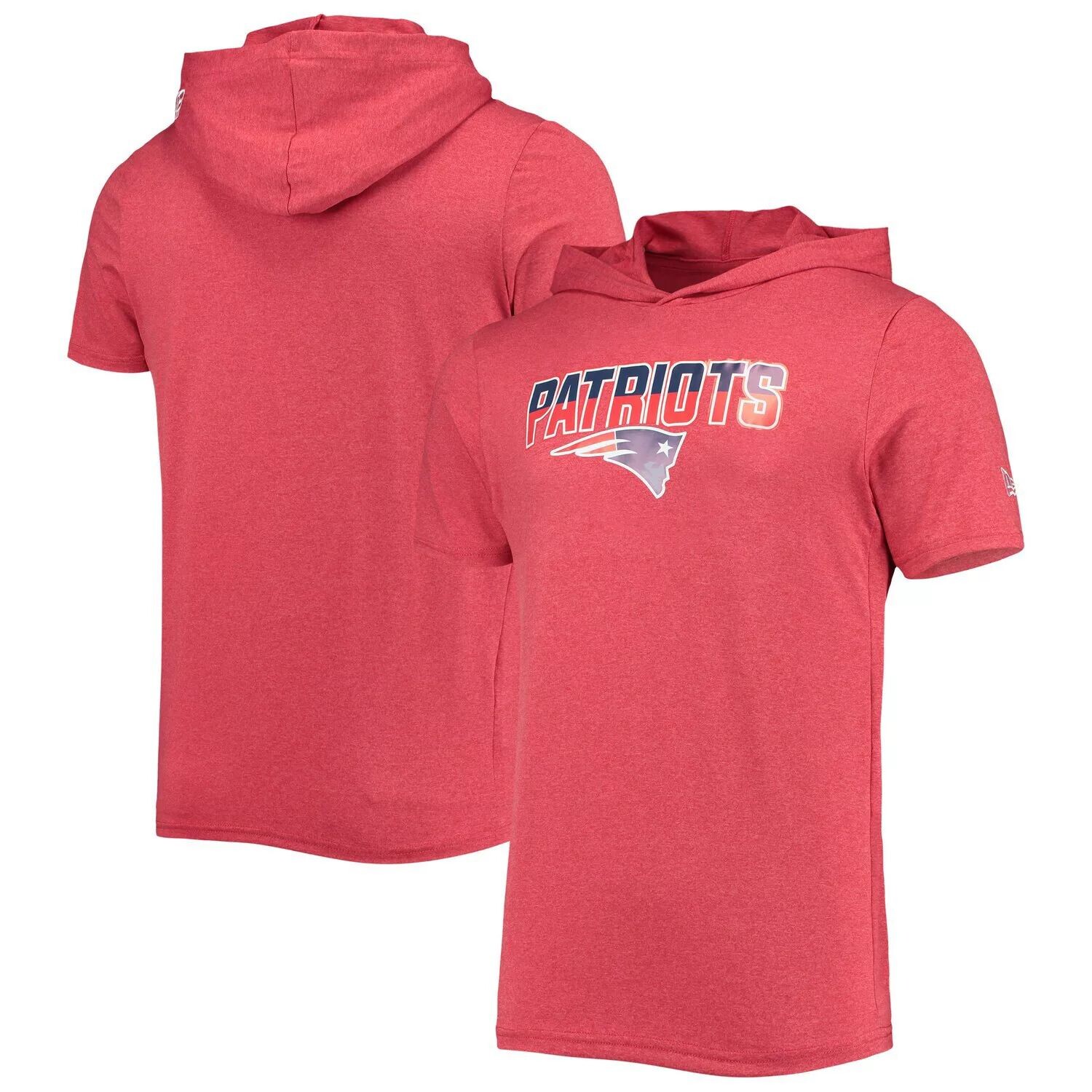 Мужской красный пуловер с капюшоном New England Patriots с короткими рукавами и принтом New Era
Мужской красный пуловер с капюшоном New England Patriots с короткими рукавами и принтом New Era