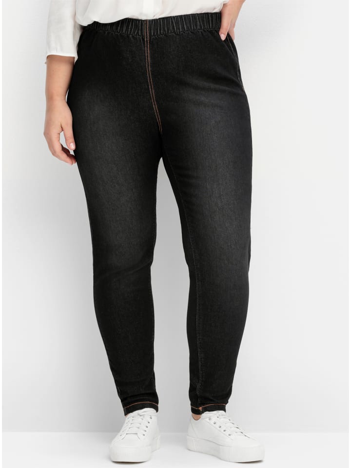 Джинсы sheego, черный деним
Джинсы sheego, черный деним