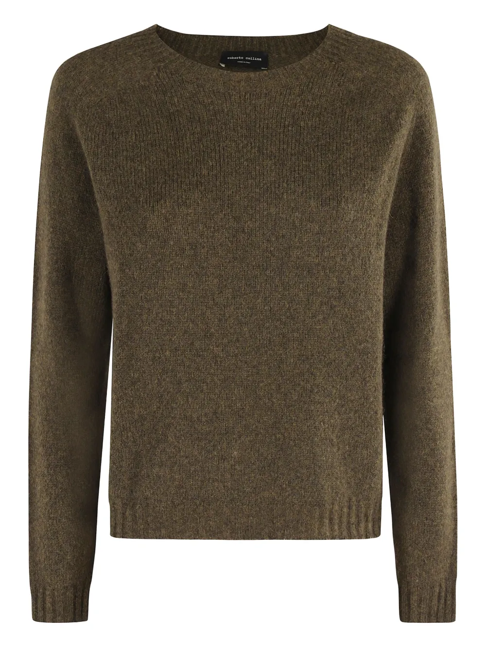Шерстяной свитер с круглым вырезом Roberto Collina, зеленый
Шерстяной свитер с круглым вырезом Roberto Collina, зеленый