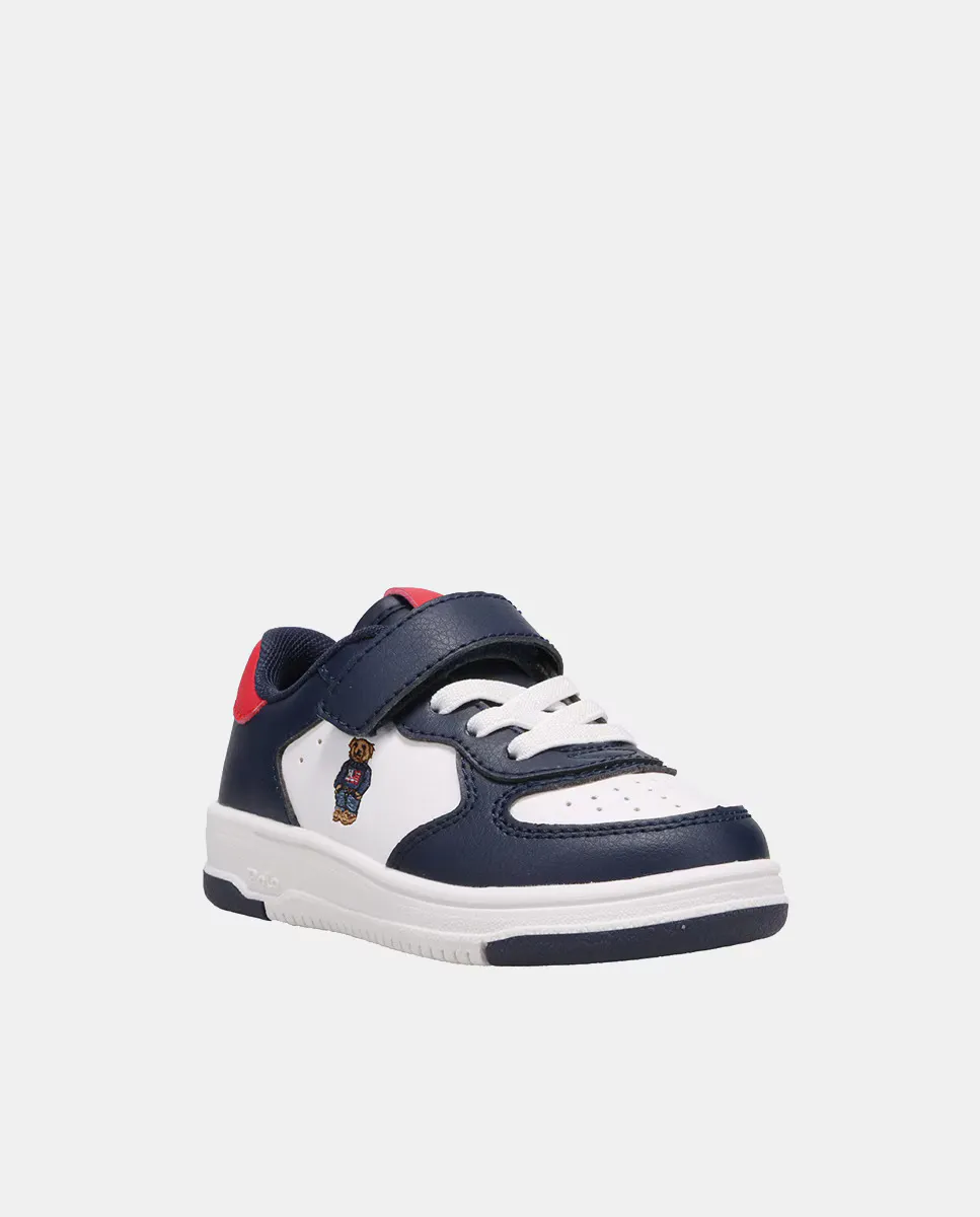 Детские низкие кеды Master Court в форме корзины с логотипом Polo Ralph Lauren, мультиколор
Детские низкие кеды Master Court в форме корзины с логотипом Polo Ralph Lauren, мультиколор