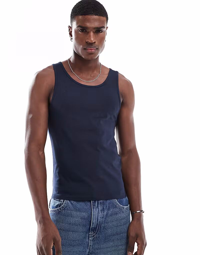 Футболка ASOS DESIGN muscle fit темно-синего цвета
Футболка ASOS DESIGN muscle fit темно-синего цвета