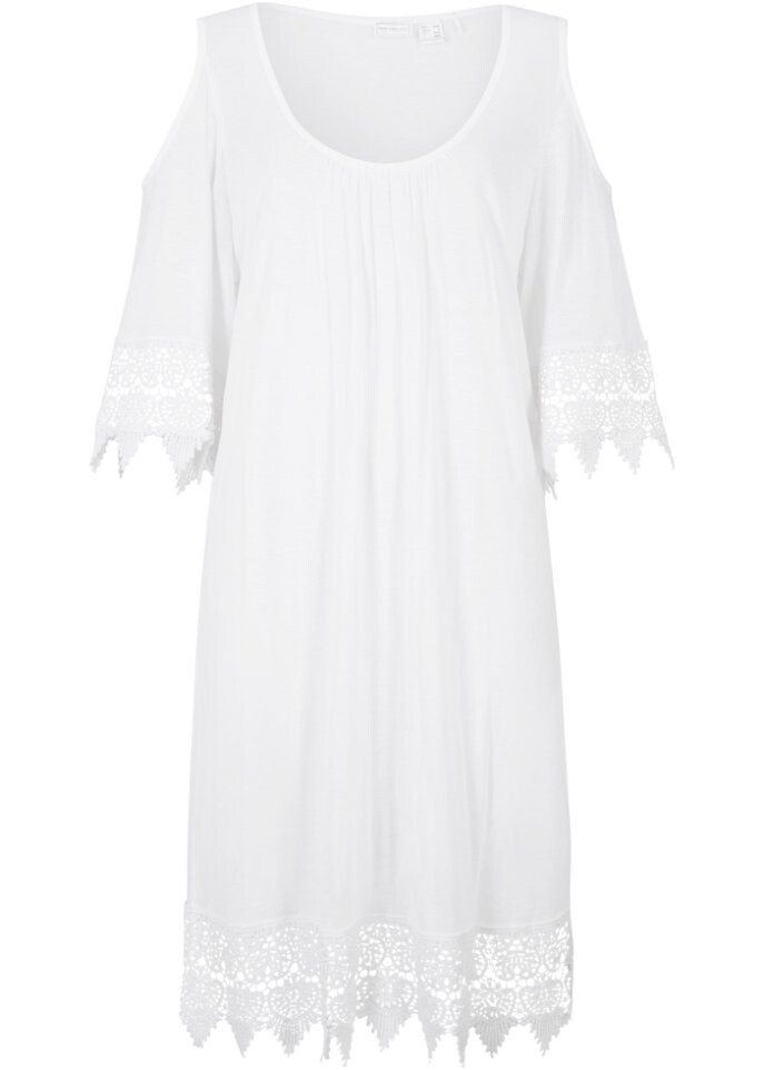 Пляжное платье-рубашка с открытыми плечами Bpc Selection, белый
Пляжное платье-рубашка с открытыми плечами Bpc Selection, белый