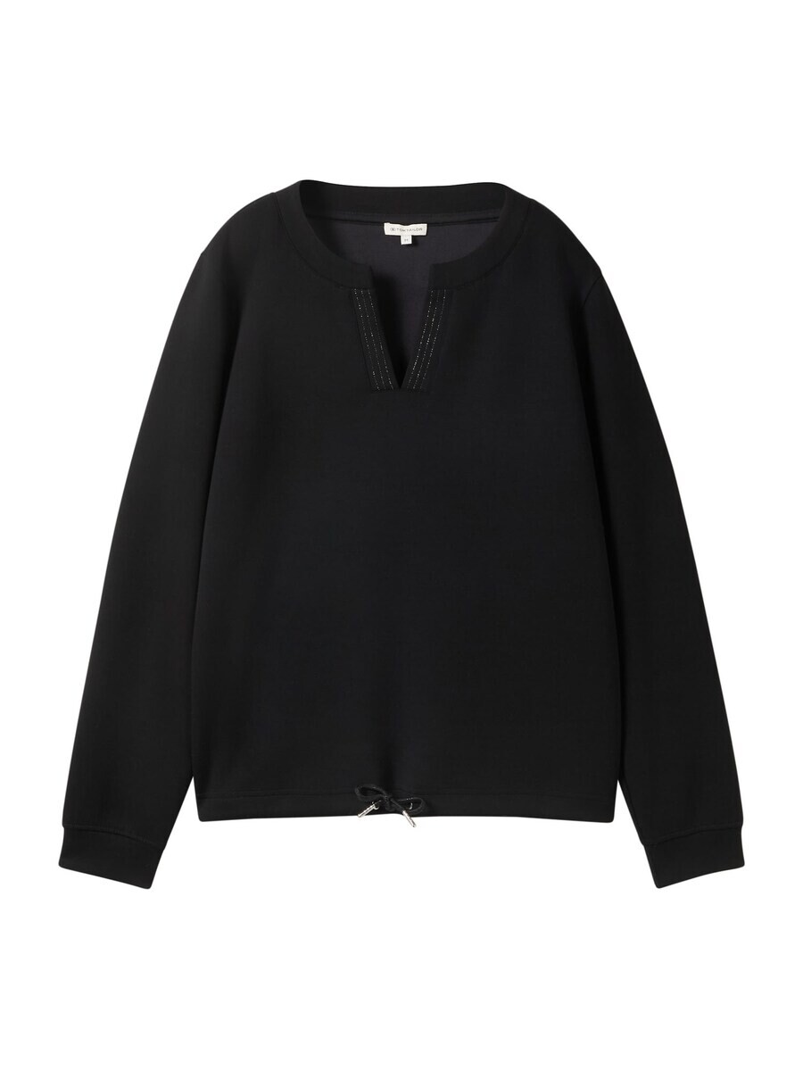 Свитер TOM TAILOR Sweatshirt, черный
Свитер TOM TAILOR Sweatshirt, черный