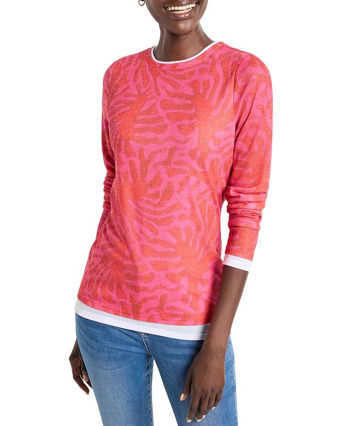 Двухслойный топ с штампованными листьями NZT BY NIC+ZOE, мультиколор
Двухслойный топ с штампованными листьями NZT BY NIC+ZOE, мультиколор