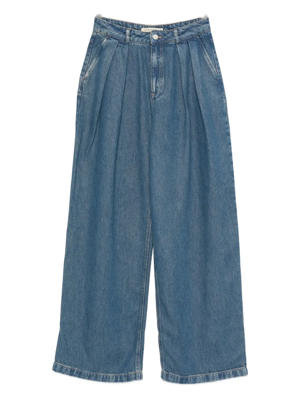 Джинсы с широкими прямыми штанинами и складками THE NEW SOCIETY, синий
Джинсы с широкими прямыми штанинами и складками THE NEW SOCIETY, синий