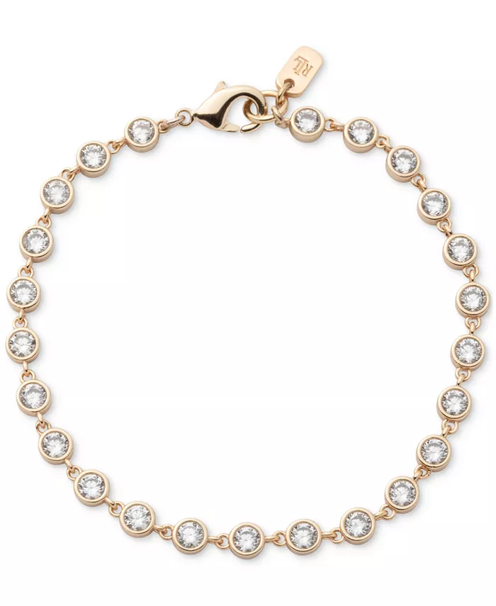 Теннисный браслет Flex с кубическим цирконием Lauren Ralph Lauren, золотой
Теннисный браслет Flex с кубическим цирконием Lauren Ralph Lauren, золотой