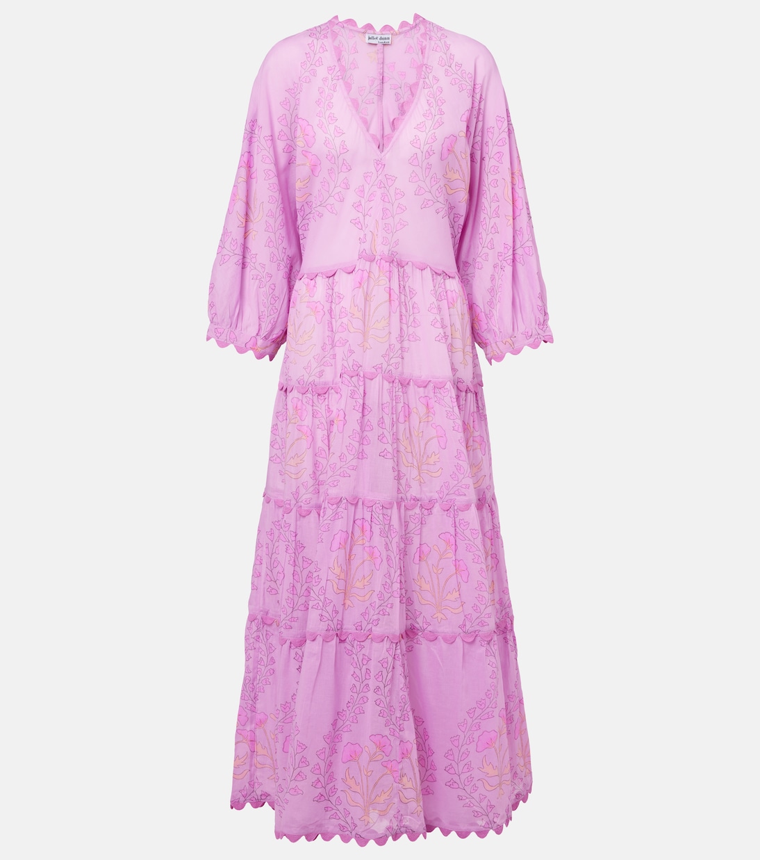 Печатное хлопковое макси-платье Juliet Dunn, Violet/Peach
Печатное хлопковое макси-платье Juliet Dunn, Violet/Peach