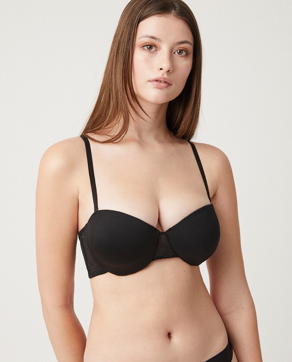 Многопозиционный бюстгальтер без бретелек Ysabel Mora, черный
Многопозиционный бюстгальтер без бретелек Ysabel Mora, черный