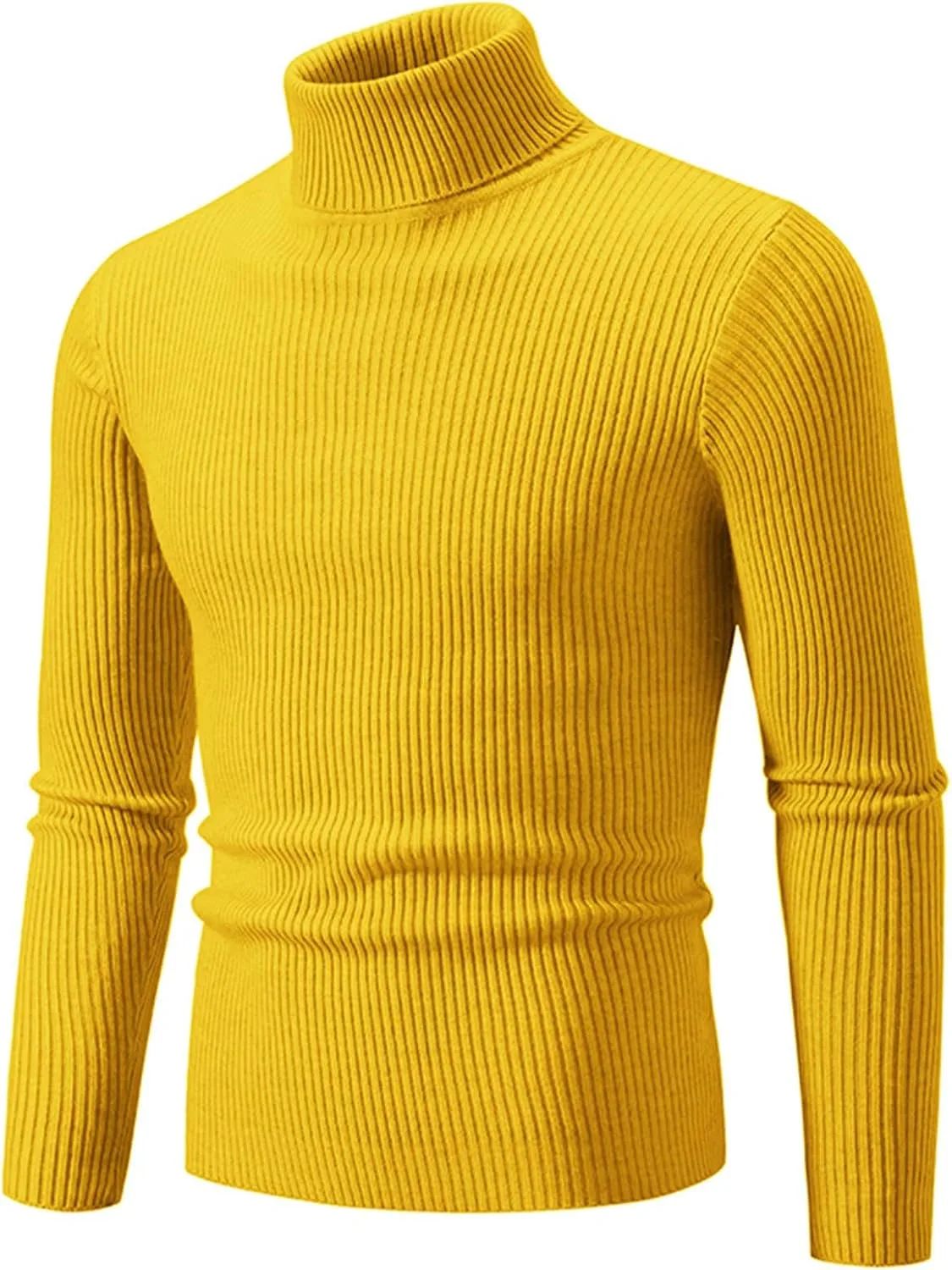 Мужской вязаный водолазка Slim Fit свитер с длинным рукавом
Мужской вязаный водолазка Slim Fit свитер с длинным рукавом