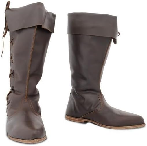 Мужские и женские ботинки эпохи Возрождения, средневековые ботинки из искусственной кожи Пиратские ботинки, западные ковбойские ботинки в потертом стиле, модные рыцарские ботинки Helltaker, коричневый
Мужские и женские ботинки эпохи Возрождения, средневековые ботинки из искусственной кожи Пиратские ботинки, западные ковбойские ботинки в потертом стиле, модные рыцарские ботинки Helltaker, коричневый