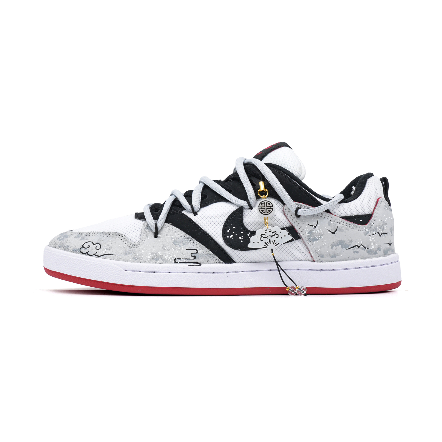 Nike Кроссовки для скейтбординга SB Alleyoop Dreamlike Mist Rain Slip Resistant низкие мужские Gray Red
Nike Кроссовки для скейтбординга SB Alleyoop Dreamlike Mist Rain Slip Resistant низкие мужские Gray Red