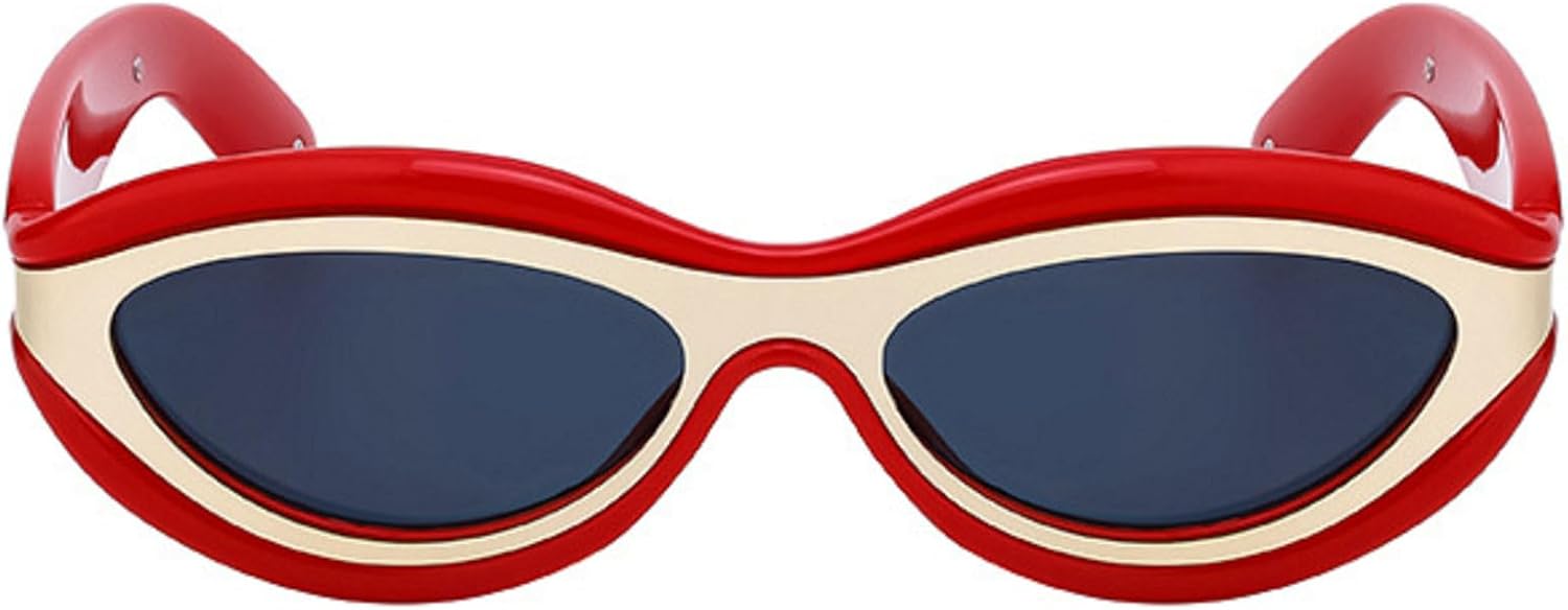 Овальные солнцезащитные очки Y2k для мужчин и женщин, 2024 год, роскошные, модные, в стиле панк, мужские солнцезащитные очки в маленькой оправе, в стиле стритвеар mincl, Red
Овальные солнцезащитные очки Y2k для мужчин и женщин, 2024 год, роскошные, модные, в стиле панк, мужские солнцезащитные очки в маленькой оправе, в стиле стритвеар mincl, Red