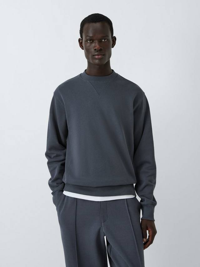 Хлопковая толстовка с круглым вырезом и ребристой вставкой John Lewis, цвет Ebony
Хлопковая толстовка с круглым вырезом и ребристой вставкой John Lewis, цвет Ebony