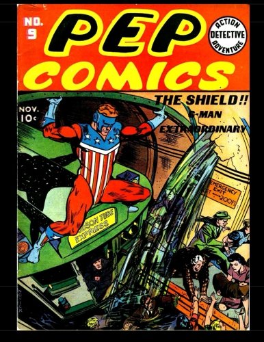Pep Comics #9: Golden Age Superhero Comic (CreateSpace Independent Publishing Platform)
Pep Comics #9: Golden Age Superhero Comic (CreateSpace Independent Publishing Platform)