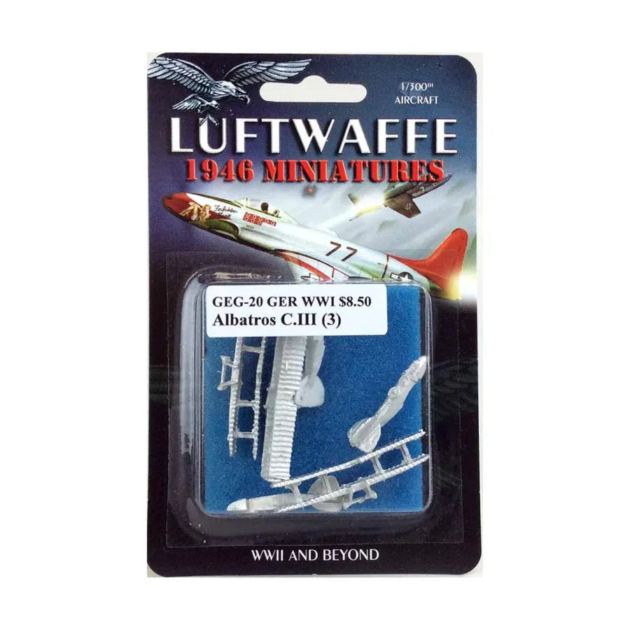 Альбатрос C.VII, Luftwaffe 1946 Miniatures - Germany (1:300)
Альбатрос C.VII, Luftwaffe 1946 Miniatures - Germany (1:300)
