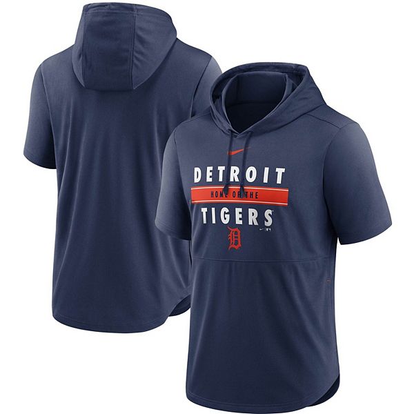 Мужская синяя толстовка Detroit Tigers с коротким рукавом Nike
Мужская синяя толстовка Detroit Tigers с коротким рукавом Nike
