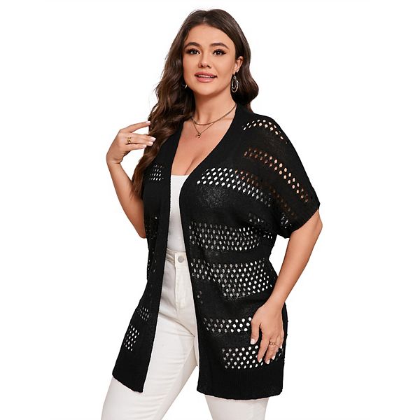 Летний кардиган крючком plus size с коротким рукавом и открытой передней частью для пляжа Missky, Red
Летний кардиган крючком plus size с коротким рукавом и открытой передней частью для пляжа Missky, Red