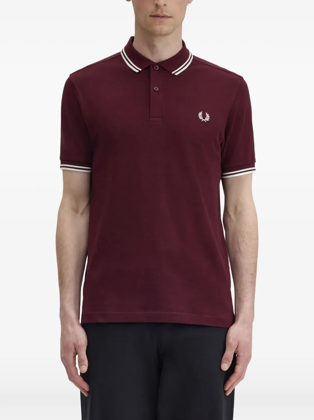 Поло с полосками и логотипом M3600 Fred Perry, красный
Поло с полосками и логотипом M3600 Fred Perry, красный