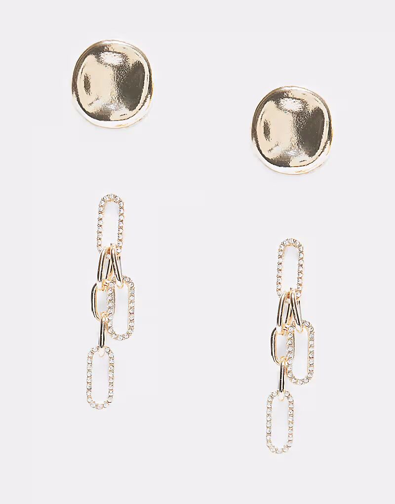 Серьги со стразами в золоте Only
Серьги со стразами в золоте Only