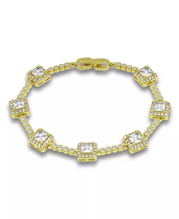 Браслет-Галочка с кубическими цирконами и камнями огранки «принцесса» Macy'S, gold
Браслет-Галочка с кубическими цирконами и камнями огранки «принцесса» Macy'S, gold