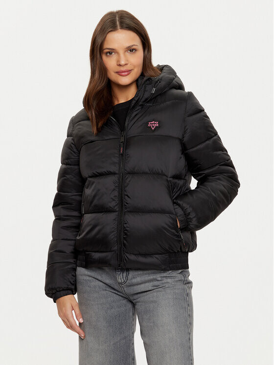 Пуховик стандартного кроя Guess, черный
Пуховик стандартного кроя Guess, черный