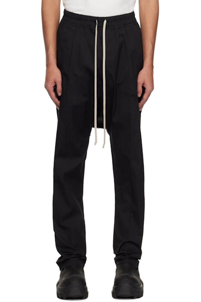 Черные длинные брюки Hollywood на завязках Rick Owens 
Черные длинные брюки Hollywood на завязках Rick Owens