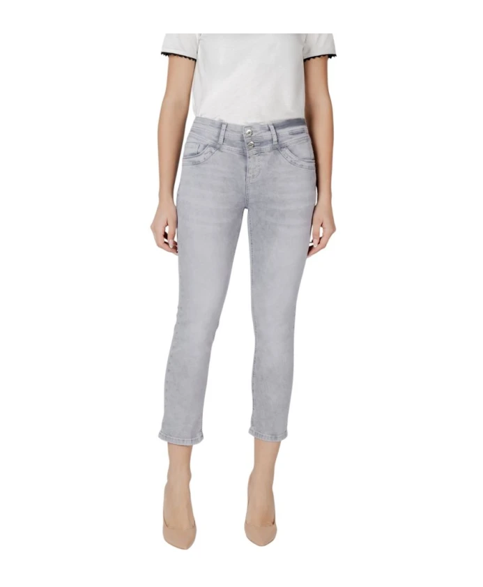 Серые узкие джинсы и брюки Street One, серый
Серые узкие джинсы и брюки Street One, серый