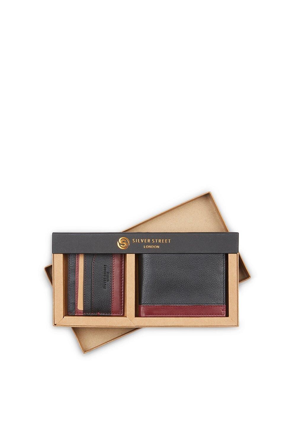 Подарочный набор кожаного кошелька Turin Silver Street London, красный
Подарочный набор кожаного кошелька Turin Silver Street London, красный