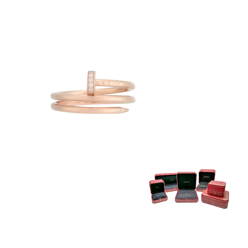 Cartier Кольцо Juste Un Clou из розового золота 18 карат с бриллиантами
Cartier Кольцо Juste Un Clou из розового золота 18 карат с бриллиантами