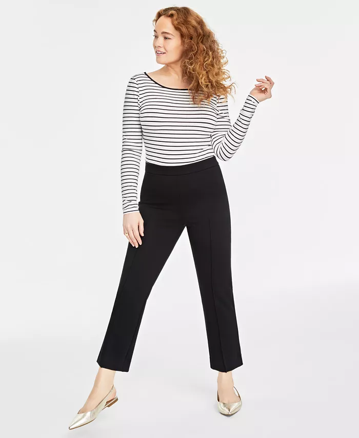 Брюки-понте Ankle Pant, XXSS-4X On 34th, черный 
Брюки-понте Ankle Pant, XXSS-4X On 34th, черный