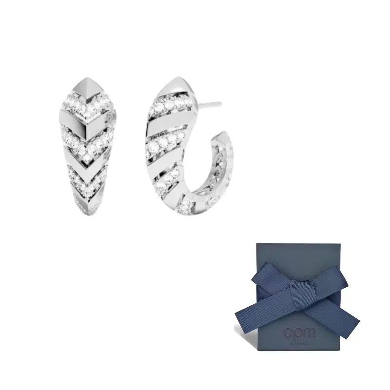 Apm Monaco Серьги из стерлингового серебра 925 пробы, женские, серебристо-белые
Apm Monaco Серьги из стерлингового серебра 925 пробы, женские, серебристо-белые