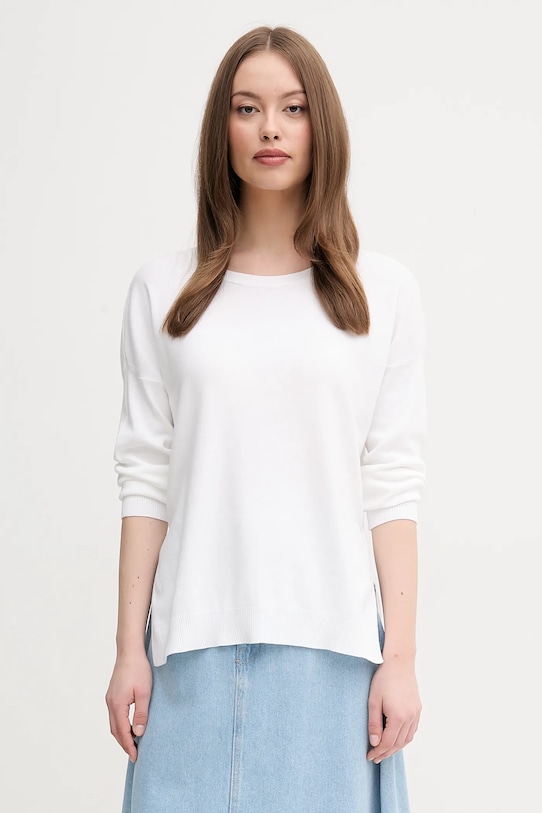 Хлопковый свитер United Colors Of Benetton, белый
Хлопковый свитер United Colors Of Benetton, белый