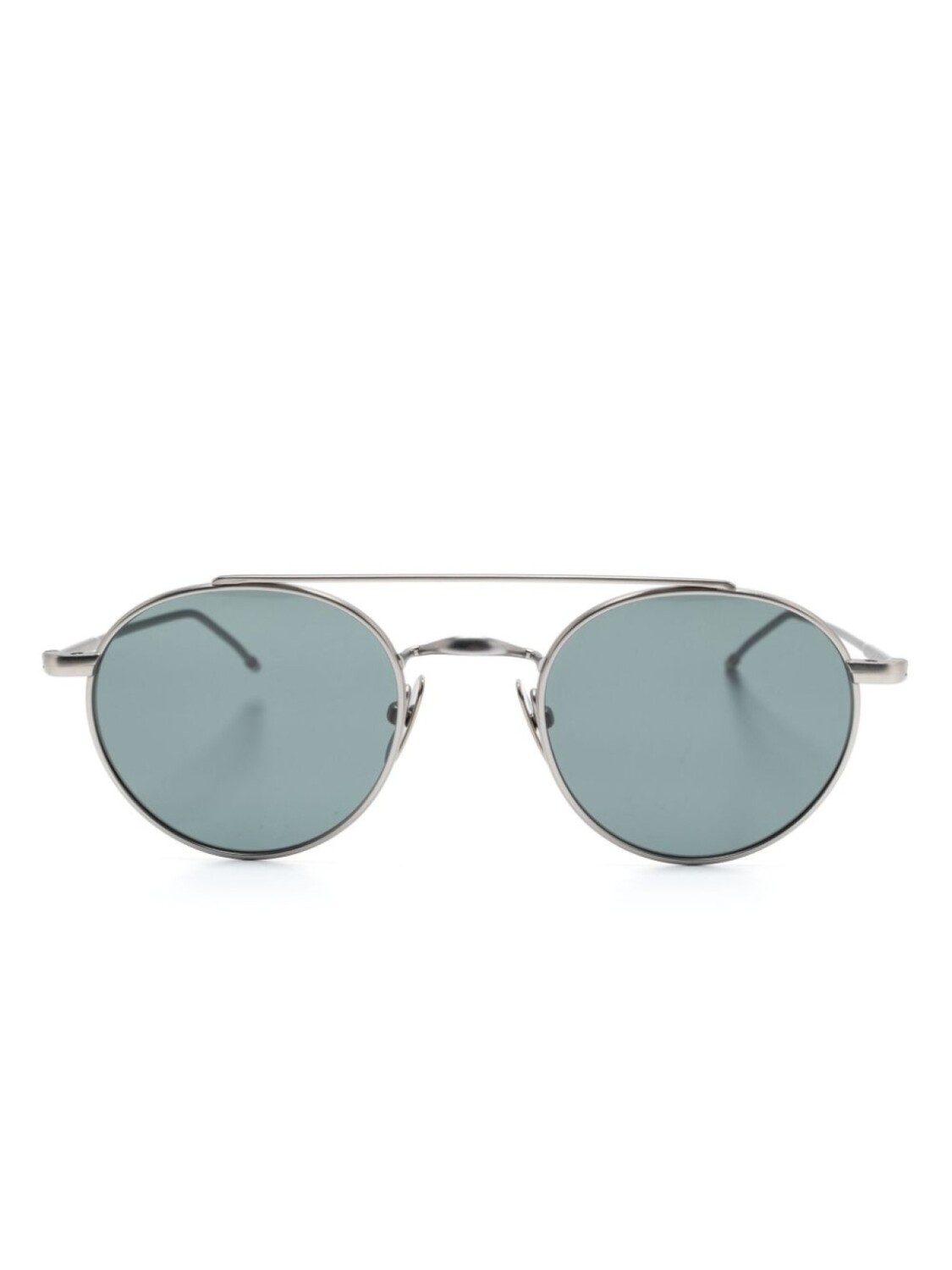 Thom Browne Eyewear солнцезащитные очки в круглой титановой оправе, серый
Thom Browne Eyewear солнцезащитные очки в круглой титановой оправе, серый