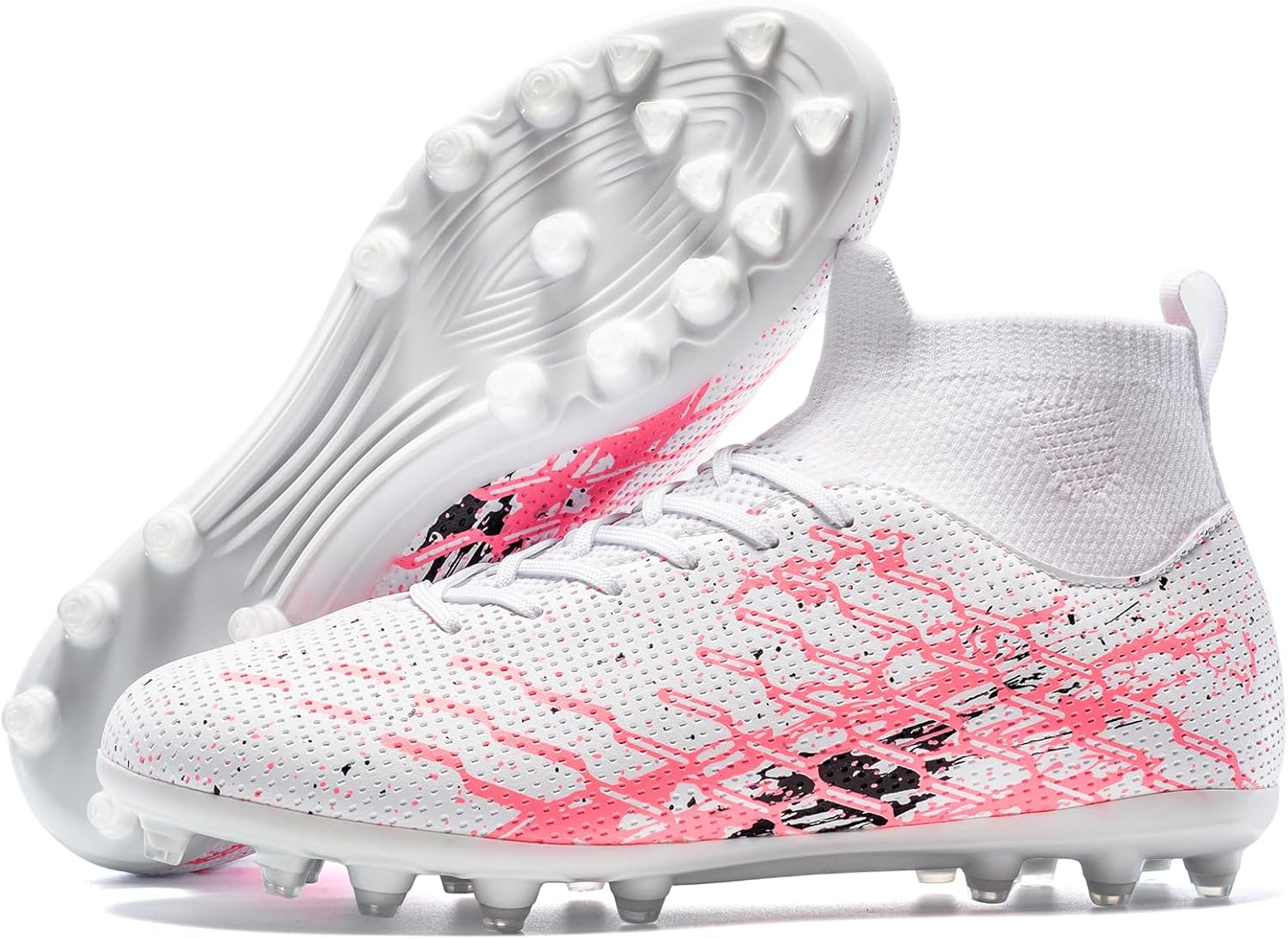 Детские бутсы для футбола для мальчиков и девочек, обувь для тренировок Lsidoryc, белый/розовый
Детские бутсы для футбола для мальчиков и девочек, обувь для тренировок Lsidoryc, белый/розовый