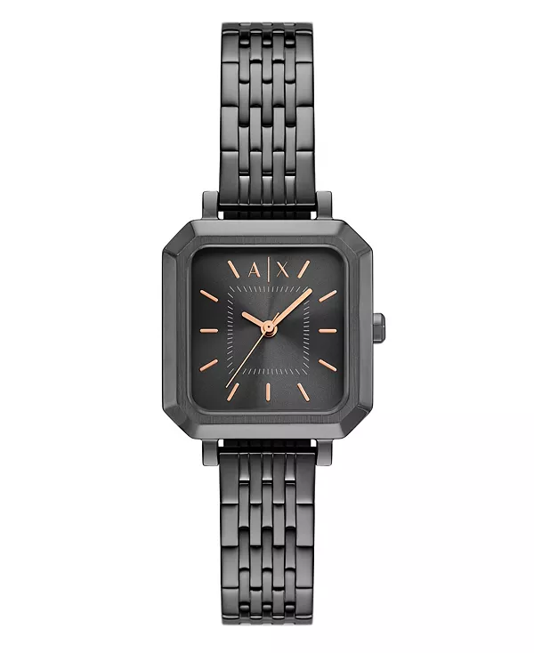 Женские кварцевые часы с тремя стрелками из нержавеющей стали с бронзовым покрытием, 27 мм A|X Armani Exchange, gunmetal, Черный, Женские кварцевые часы с тремя стрелками из нержавеющей стали с бронзовым покрытием, 27 мм A|X Armani Exchange, gunmetal
Женские кварцевые часы с тремя стрелками из нержавеющей стали с бронзовым покрытием, 27 мм A|X Armani Exchange, gunmetal, Черный, Женские кварцевые часы с тремя стрелками из нержавеющей стали с бронзовым покрытием, 27 мм A|X Armani Exchange, gunmetal