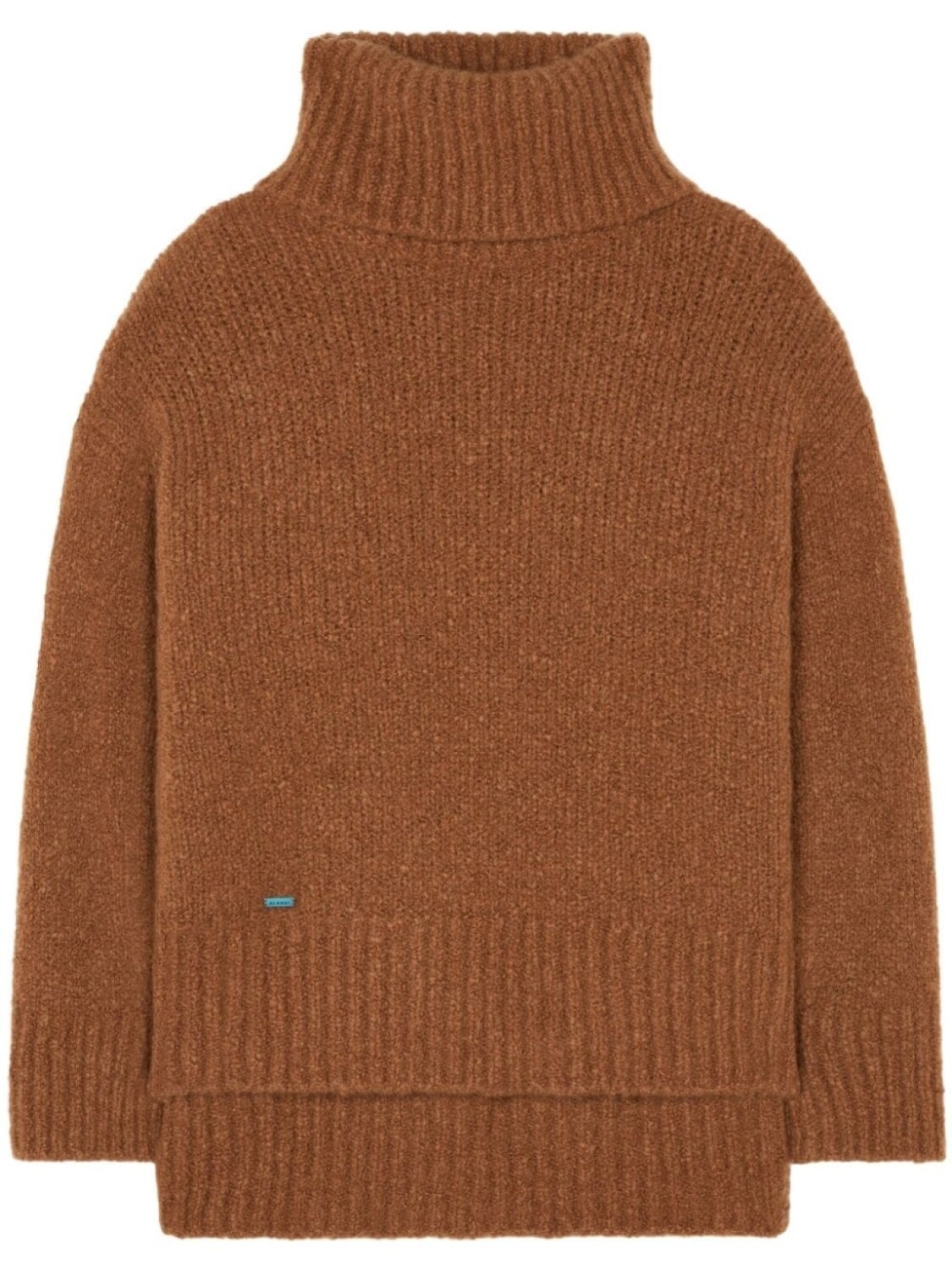 Alanui джемпер в рубчик с высоким воротником, коричневый
Alanui джемпер в рубчик с высоким воротником, коричневый