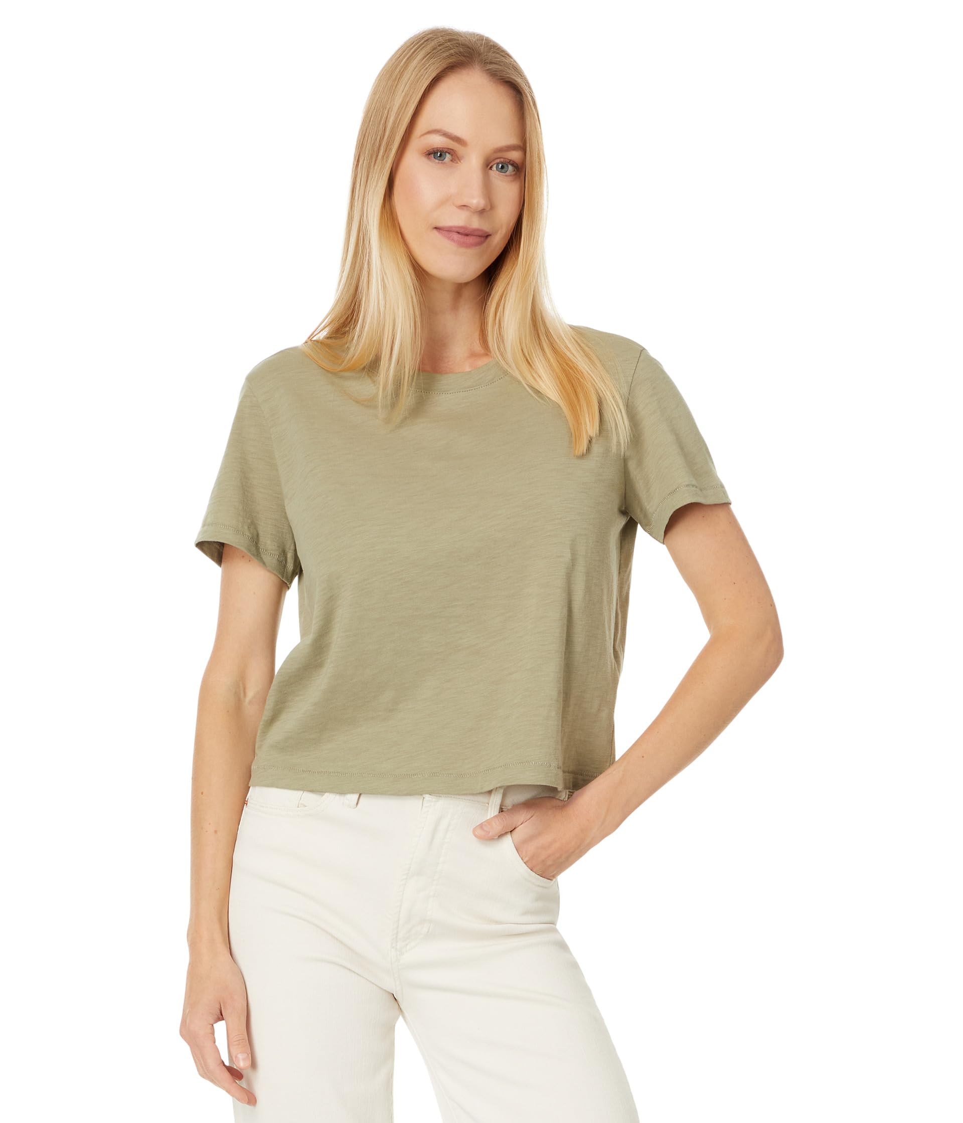 Футболка Madewell Bella Tee Slub, Earthen Green
Футболка Madewell Bella Tee Slub, Earthen Green